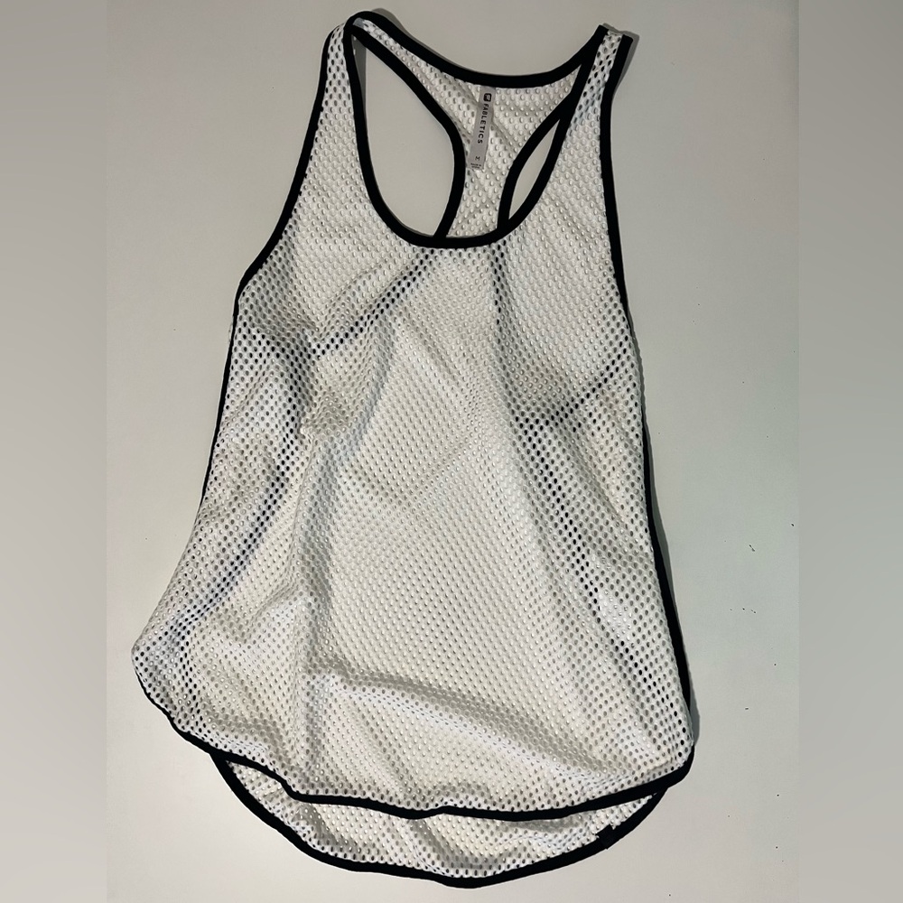 Fabletics, sheer, sport tank top, medium